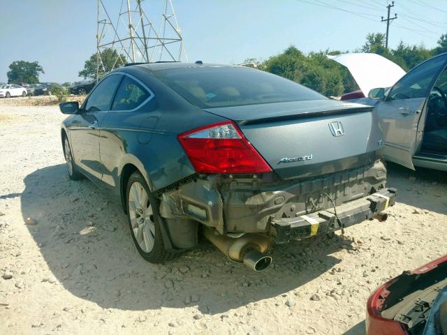 1HGCS2B88AA009810 - 2010 HONDA ACCORD EXL GRAY photo 3