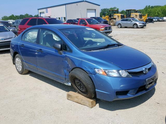 19XFA16359E028640 - 2009 HONDA CIVIC VP BLUE photo 1