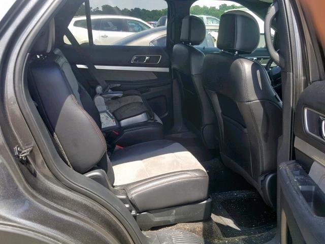 1FM5K7D86HGE23639 - 2017 FORD EXPLORER X GRAY photo 6