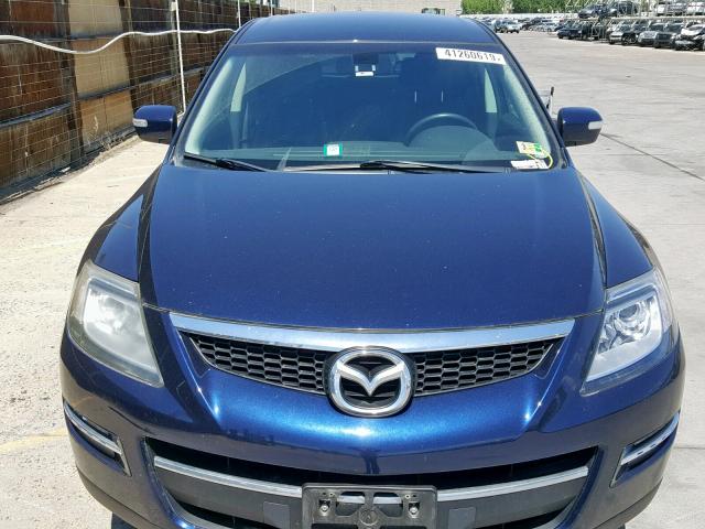 JM3TB38A190168076 - 2009 MAZDA CX-9 BLUE photo 9