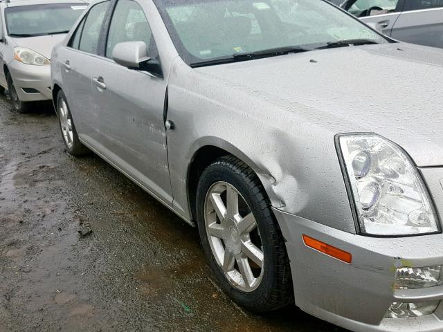 1G6DC67A750160185 - 2005 CADILLAC STS GRAY photo 9