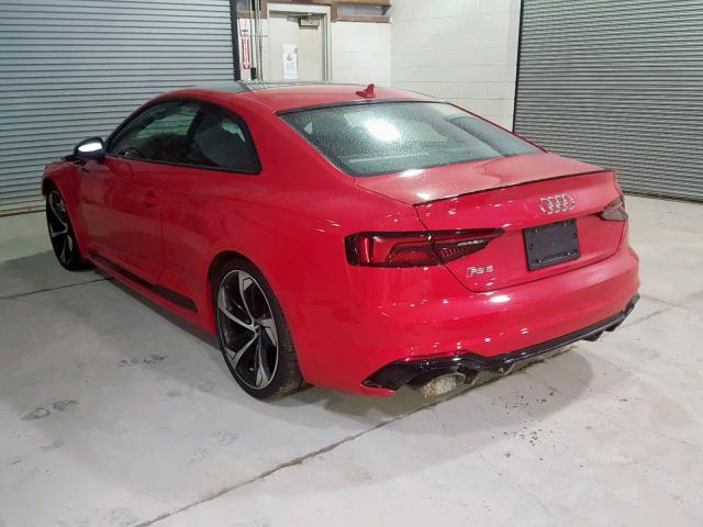 WUAPWAF56JA902298 - 2018 AUDI RS5 RED photo 3