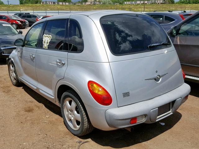 3C4FY58B82T363755 - 2002 CHRYSLER PT CRUISER SILVER photo 3