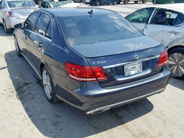 WDDHF5KB1EA881036 - 2014 MERCEDES-BENZ E 350 GRAY photo 3