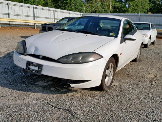 1ZWFT61L2X5654498 - 1999 MERCURY COUGAR V6 WHITE photo 2