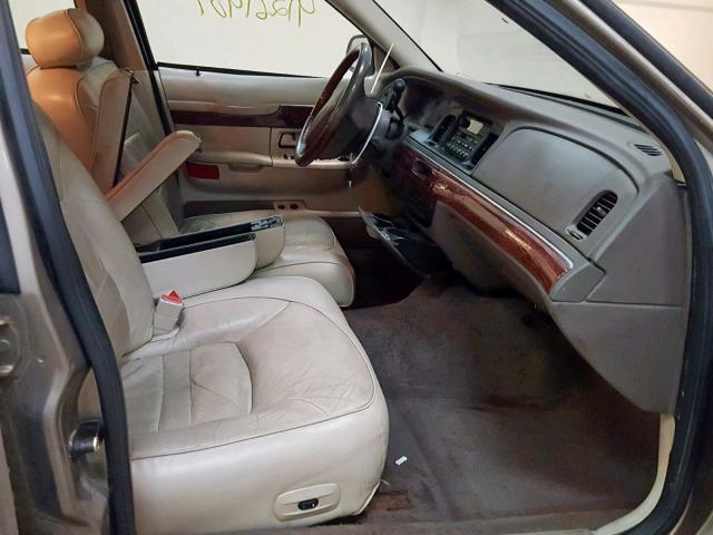 2MEFM75W21X675483 - 2001 MERCURY GRAND MARQ TAN photo 5