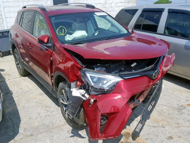 2T3RFREVXJW764367 - 2018 TOYOTA RAV4 ADVEN MAROON photo 1