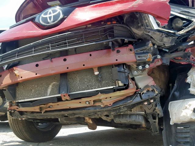 2T3RFREVXJW764367 - 2018 TOYOTA RAV4 ADVEN MAROON photo 9