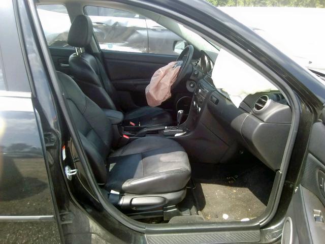 JM1BK323671710374 - 2007 MAZDA 3 S BLACK photo 5