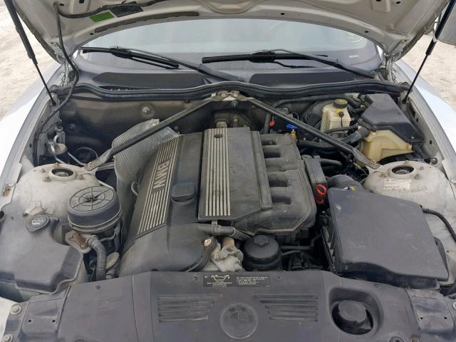 4USBT33463LS42739 - 2003 BMW Z4 2.5 SILVER photo 7