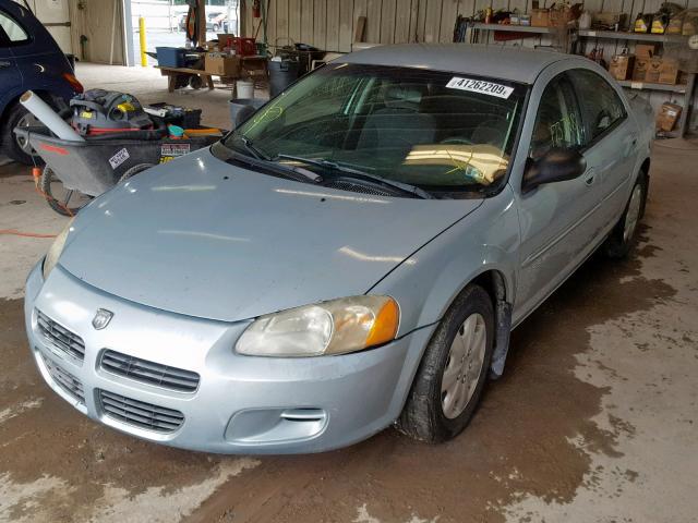 1B3EJ46X51N574257 - 2001 DODGE STRATUS SE BLUE photo 2