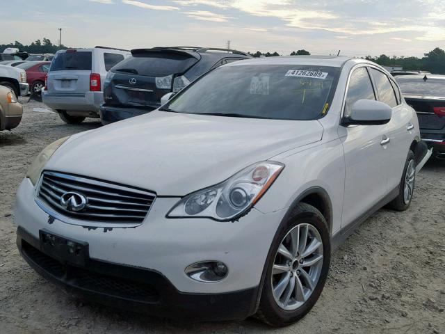 JN1AJ0HPXAM700561 - 2010 INFINITI EX35 BASE WHITE photo 2