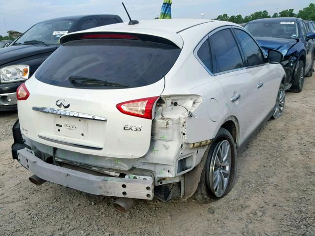 JN1AJ0HPXAM700561 - 2010 INFINITI EX35 BASE WHITE photo 4