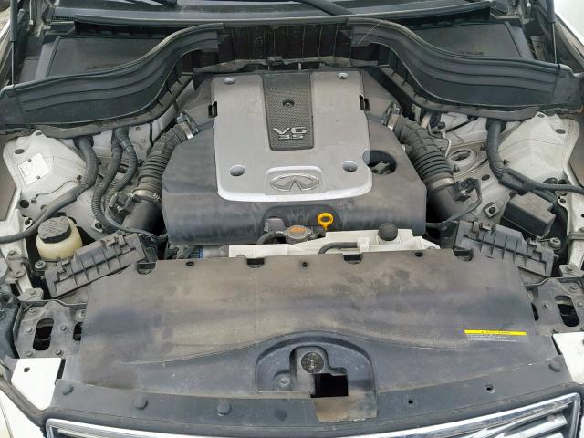 JN1AJ0HPXAM700561 - 2010 INFINITI EX35 BASE WHITE photo 7