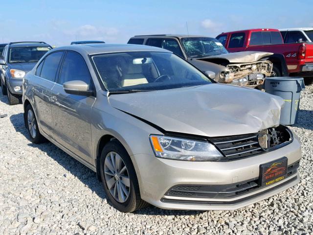 3VWLA7AJ5FM326339 - 2015 VOLKSWAGEN JETTA TDI TAN photo 1