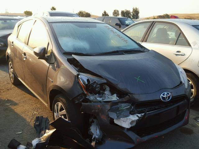 JTDKDTB34F1092075 - 2015 TOYOTA PRIUS C GRAY photo 1