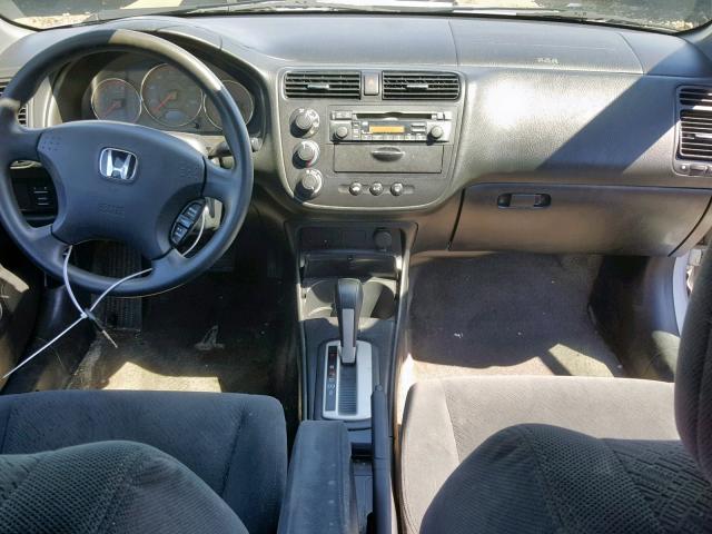 1HGEM22584L052254 - 2004 HONDA CIVIC SILVER photo 9