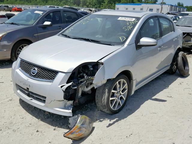 3N1BB61E27L726183 - 2007 NISSAN SENTRA SE- SILVER photo 2