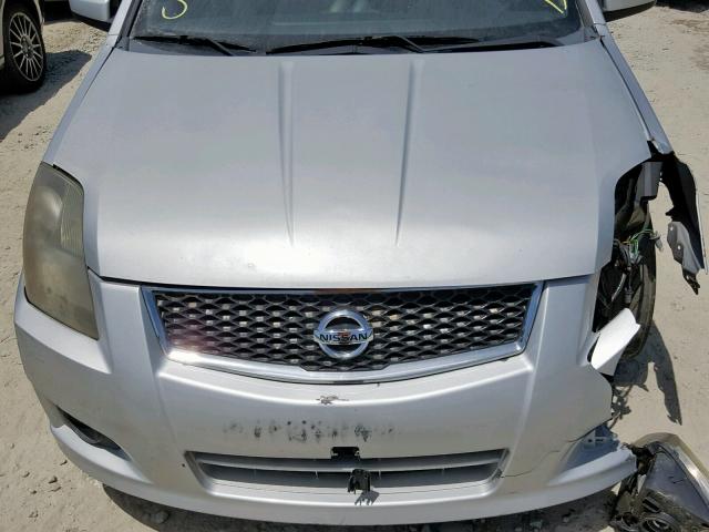 3N1BB61E27L726183 - 2007 NISSAN SENTRA SE- SILVER photo 7