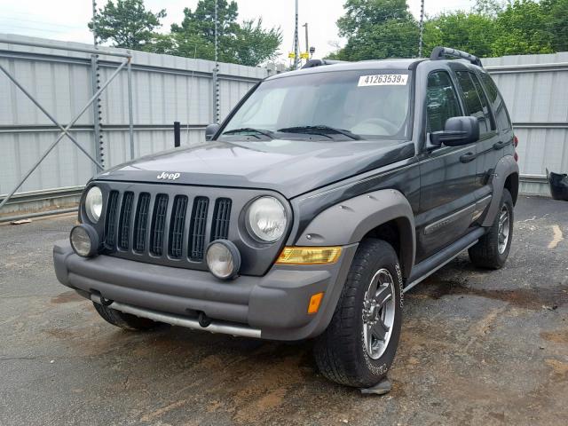 1J4GK38K76W140305 - 2006 JEEP LIBERTY RE GRAY photo 2