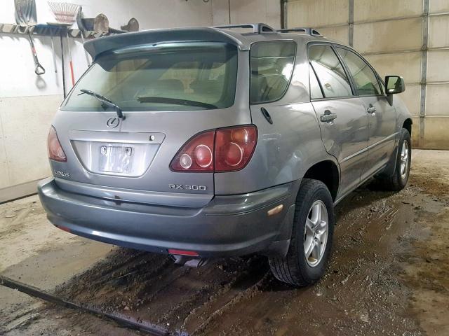 JT6HF10U3Y0117097 - 2000 LEXUS RX 300 GRAY photo 4