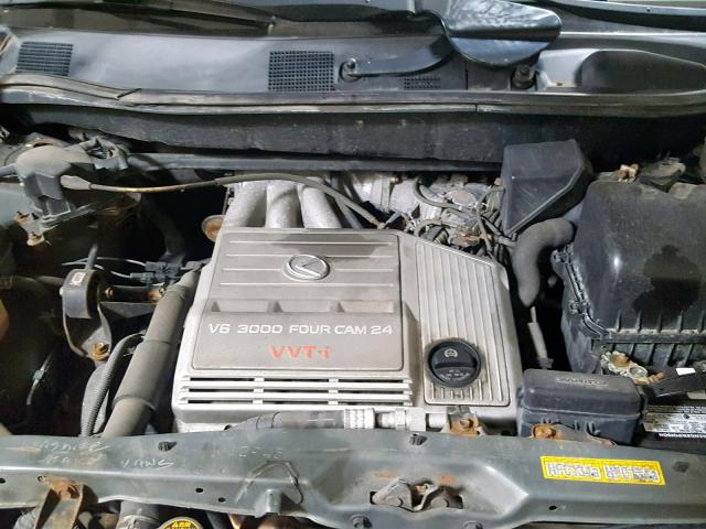 JT6HF10U3Y0117097 - 2000 LEXUS RX 300 GRAY photo 7