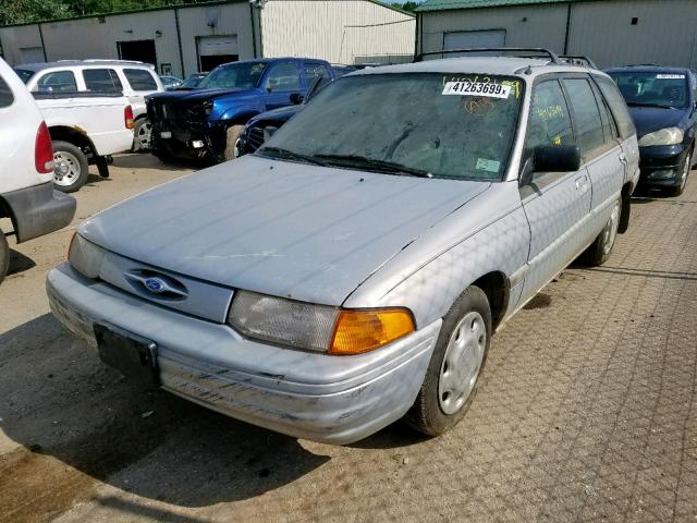 3FARP15J3RR115334 - 1994 FORD ESCORT LX GRAY photo 2