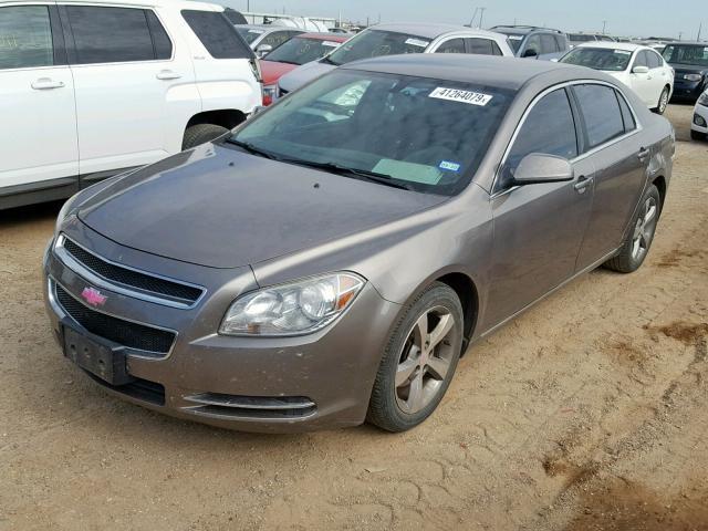 1G1ZC5E12BF320250 - 2011 CHEVROLET MALIBU 1LT CHARCOAL photo 2