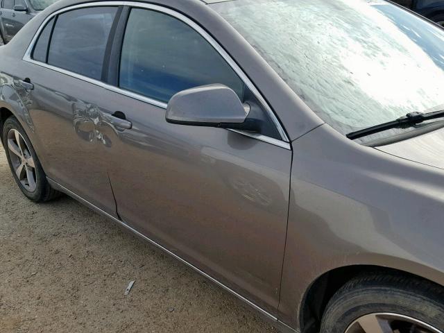 1G1ZC5E12BF320250 - 2011 CHEVROLET MALIBU 1LT CHARCOAL photo 9
