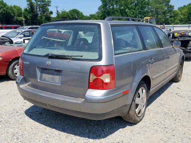 WVWVD63B24E083420 - 2004 VOLKSWAGEN PASSAT GLS GRAY photo 4