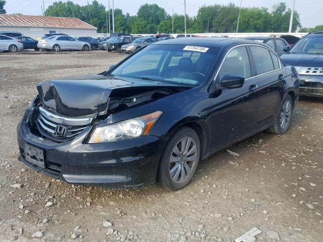 1HGCP2F81BA085382 - 2011 HONDA ACCORD EXL BLACK photo 2