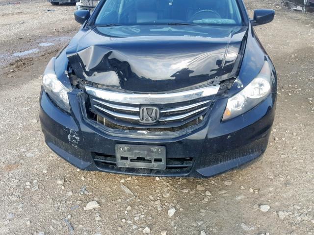 1HGCP2F81BA085382 - 2011 HONDA ACCORD EXL BLACK photo 9