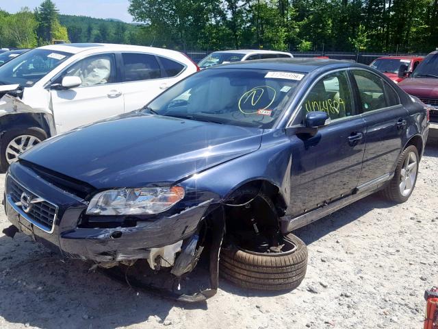 YV1992AH5A1131654 - 2010 VOLVO S80 T6 BLUE photo 2