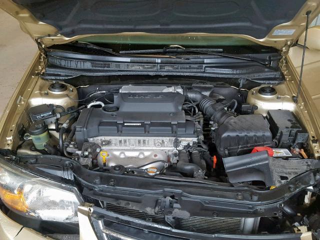 KNAFE222495652753 - 2009 KIA SPECTRA EX GOLD photo 7