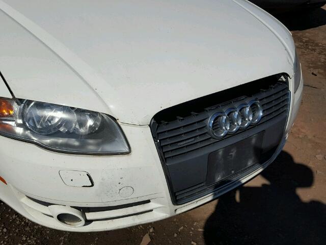 WAUDH78E16A122675 - 2006 AUDI A4 3.2 QUA WHITE photo 9