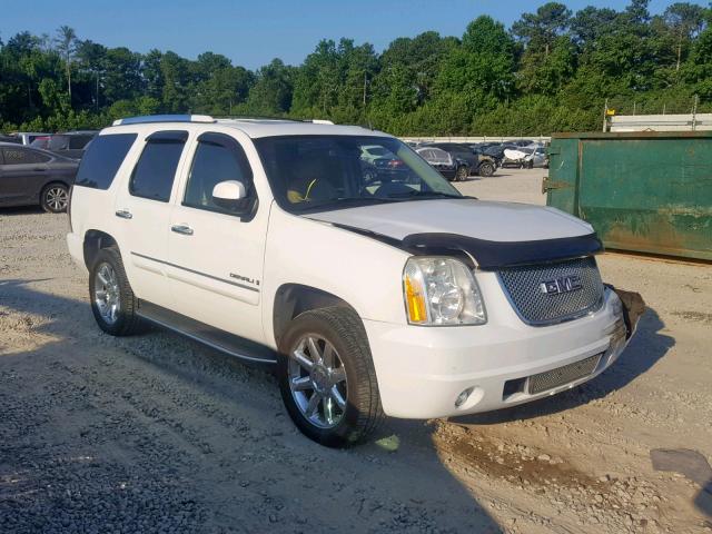 1GKFK63807J162048 - 2007 GMC YUKON DENA WHITE photo 1