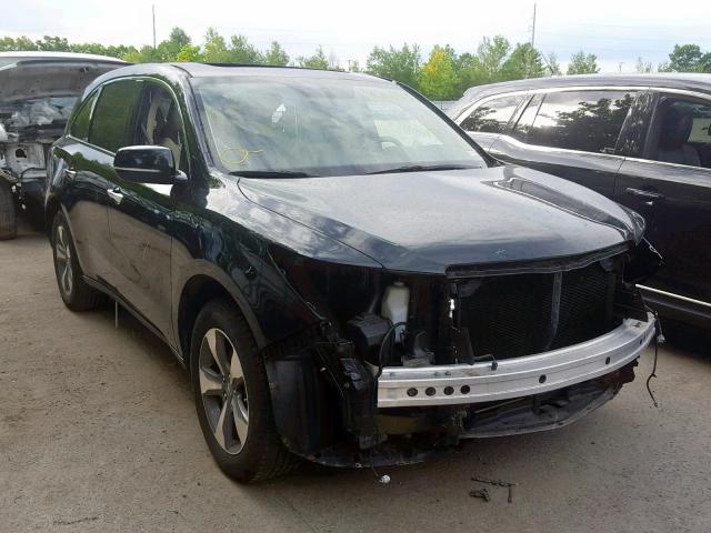 5FRYD4H24FB027523 - 2015 ACURA MDX BLACK photo 1