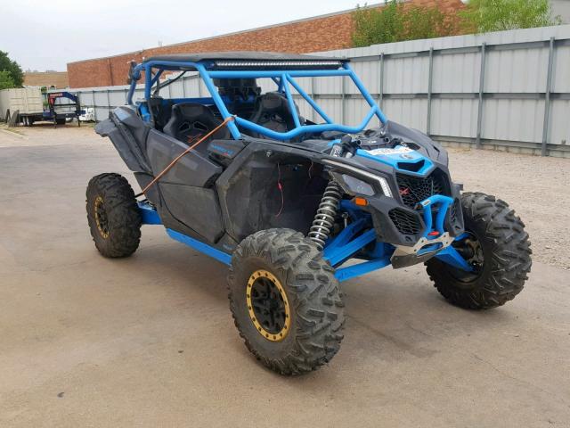 3JBVVAW48JK002048 - 2018 CAN-AM MAVERICK X BLUE photo 2