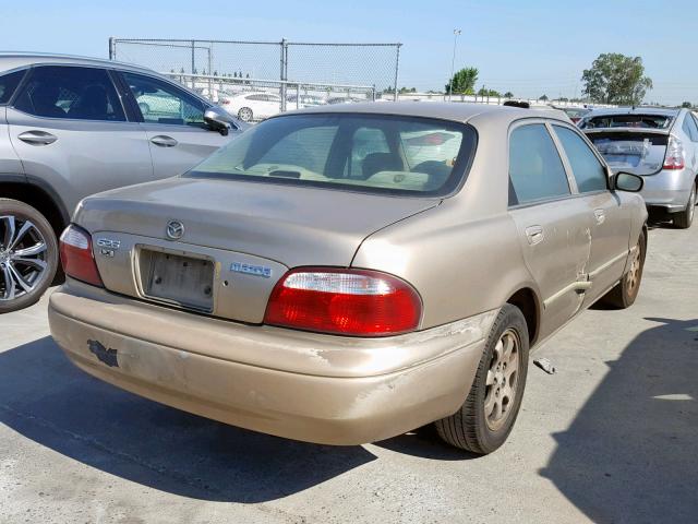 1YVGF22CX15233043 - 2001 MAZDA 626 ES GOLD photo 4