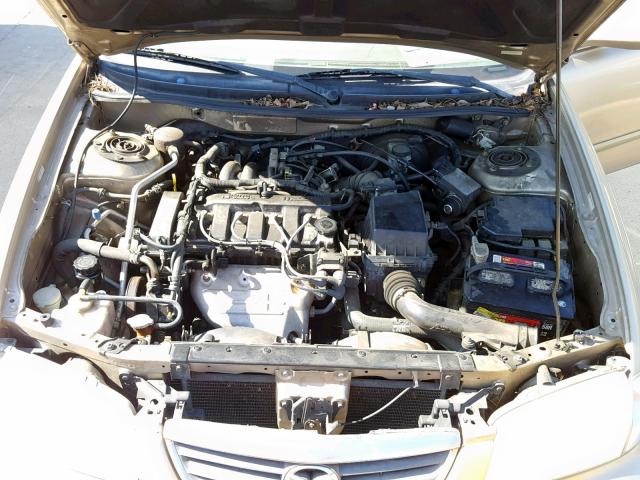 1YVGF22CX15233043 - 2001 MAZDA 626 ES GOLD photo 7