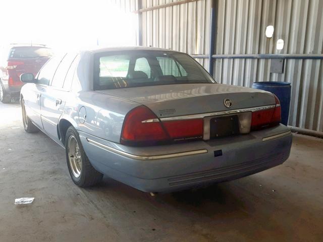 2MEFM75W0WX658611 - 1998 MERCURY GRAND MARQ BLUE photo 3