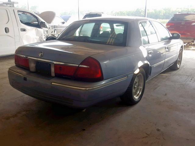 2MEFM75W0WX658611 - 1998 MERCURY GRAND MARQ BLUE photo 4