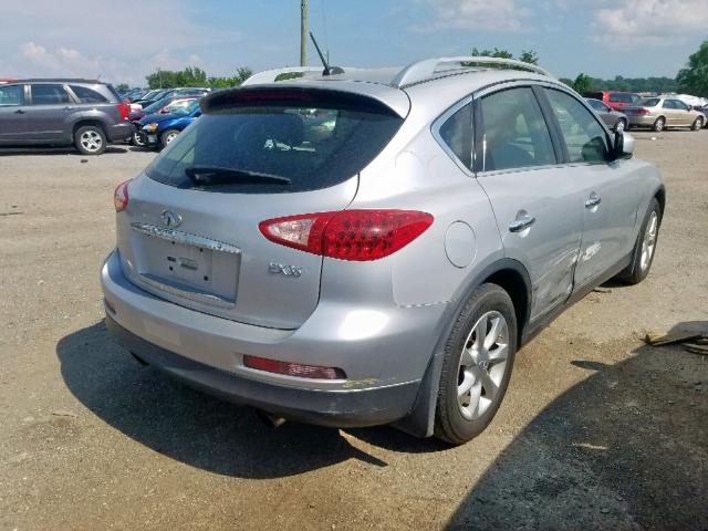 JN1AJ0HR8AM755981 - 2010 INFINITI EX35 BASE SILVER photo 4