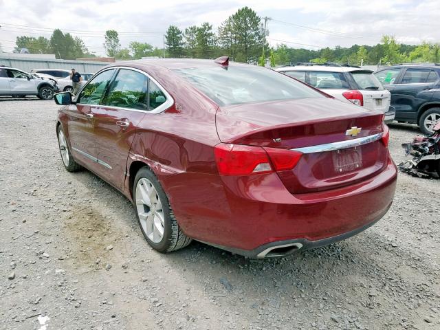 2G1145S38H9177547 - 2017 CHEVROLET IMPALA PRE MAROON photo 3