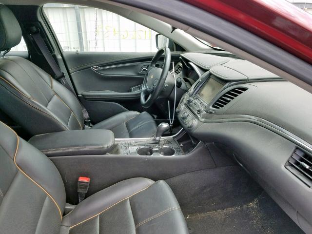 2G1145S38H9177547 - 2017 CHEVROLET IMPALA PRE MAROON photo 5