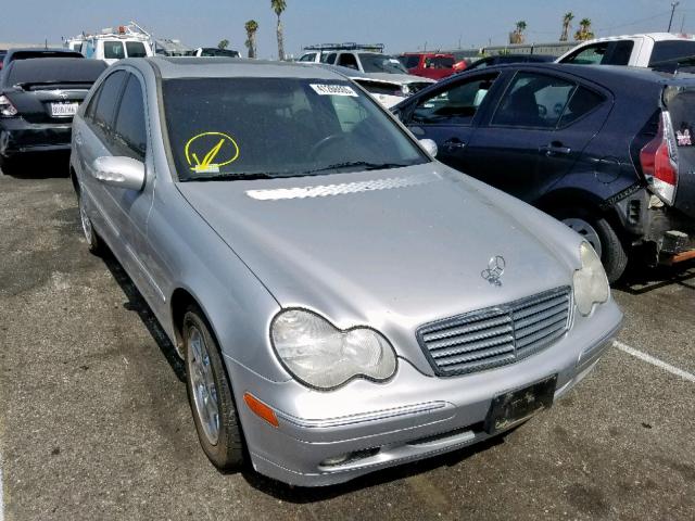 WDBRF61J13A432058 - 2003 MERCEDES-BENZ C 240 SILVER photo 1