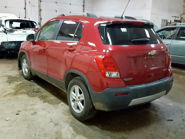 KL7CJLSB4FB170706 - 2015 CHEVROLET TRAX 1LT RED photo 3