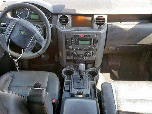 SALAG25416A358341 - 2006 LAND ROVER LR3 HSE GRAY photo 9