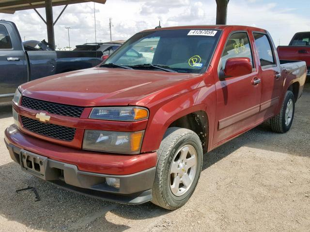 1GCDSCF95B8108315 - 2011 CHEVROLET COLORADO L RED photo 2