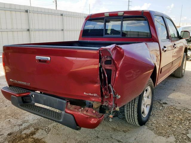 1GCDSCF95B8108315 - 2011 CHEVROLET COLORADO L RED photo 4